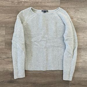 Tommy Hilfiger Gray Ribbed Sweater